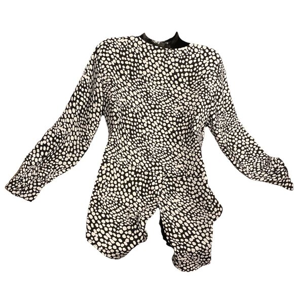 Ophelia Roe‎ Blouse V Neck Xl Abstract - Picture 4 of 5